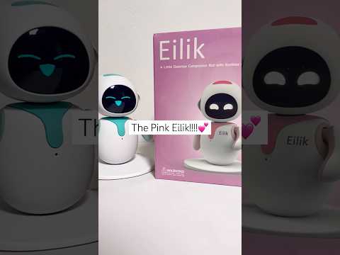 Unboxing Eilik, but it’s Pink??!😆💕 #unboxing #cute #robot #pet