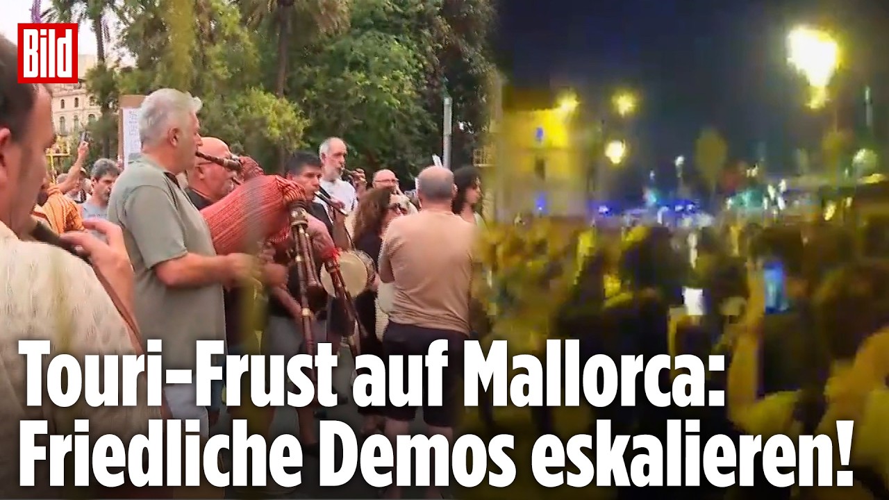 Mallorca-Aufstand: Tausende protestieren gegen Massentourismus