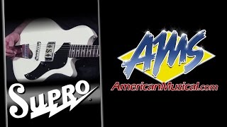 Video thumbnail for Supro Jamesport Overview - Supro Jamesport Electric Guitar by American Musical Supply