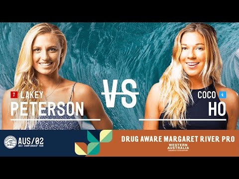 Lakey Peterson vs. Coco Ho - Round Two, Heat 2 - Drug Aware Margaret River Pro 2017 (W)
