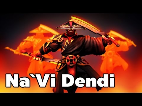 Na`Vi Dendi Ember Spirit Ranked MMR Game [ Dendi Gameplay ]