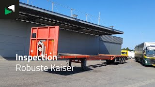 Semi-remorque plateau Robuste Kaiser 3 axles Liftachse à vendre - Image 4 | Autoline CI Semi-remorque plateau Robuste Kaiser 3 axles Liftachse | Image 4 - Autoline