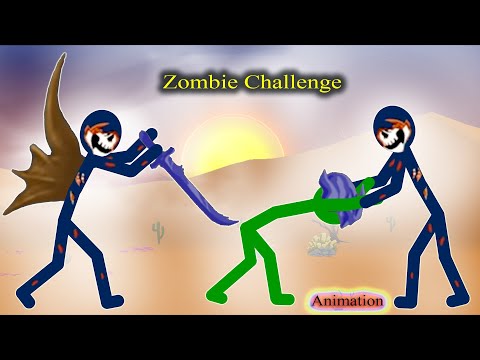 Zombie Fight with Giant War Challenge - Funny Animation - StickWar Legacy