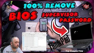 Lenovo Thinkpad T470 T480 Up to 8th GEN bios supervisor password removal