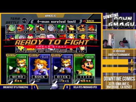 Downtime Downsplash - Doubles WR2: Franz/Breakfast (Green) vs. Xela/Mushashi (Blue)