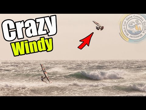Windiest Pozo Ever?!  Day 2 - Pozo, PWA/IWT - Gran Canaria Gloria Windsurfing World Cup