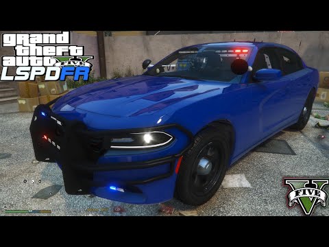 GTA 5 Live PD - Los Santos Police Department - Unmarked Dodge Charger (LSPDFR) NVE