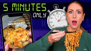 I Tested the MOST VIEWED 5 Minute Recipes on TikTok 😳 What's ACTUALLY Worth Making?