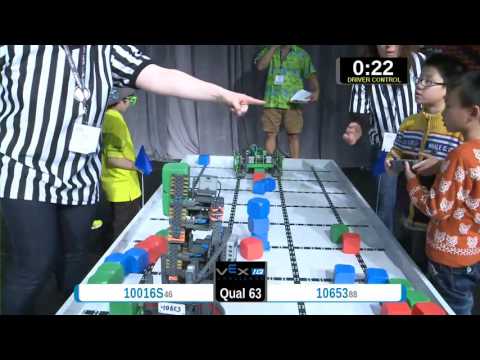 2015 VEXIQ Elem Q63 -  (10016S 10653) 52 - VEX-IQ Elementary School-VEX Worlds 2015