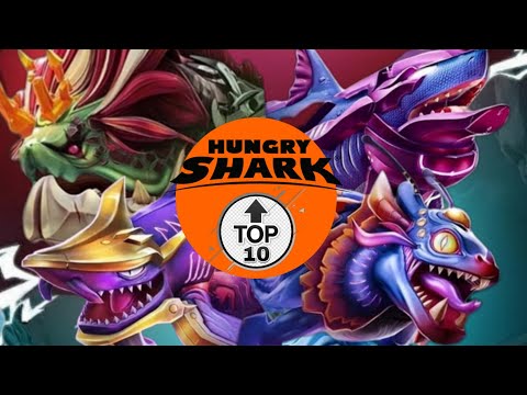 TOP 10 STRONGEST SHARKS in HUNGRY SHARK WORLD -2025-