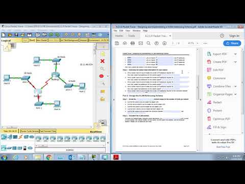 8.2.1.4 Packet Tracer – Designing and Implementing a VLSM Addressing Scheme