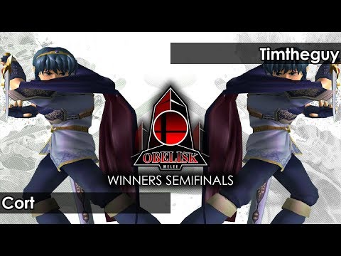 Melee: Cort (Marth/Falcon/Peach) V Timtheguy (Marth) - Obelisk 98 Tournament SSBM