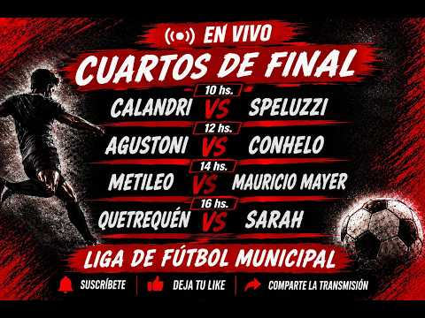 TORNEO PROVINCIAL DE FÚTBOL MUNICIPAL - CUARTOS DE FINAL.