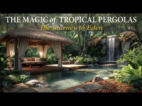 Escape to Paradise: The Beauty of Tropical Garden Pergola"