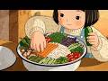 Cooking Warm Bibimbap With Grandma My Cozy Countryside Market Day Ghibli Cooking Asmr