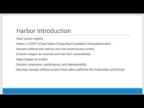 Harbor - Cloud native repository for Kubernetes
