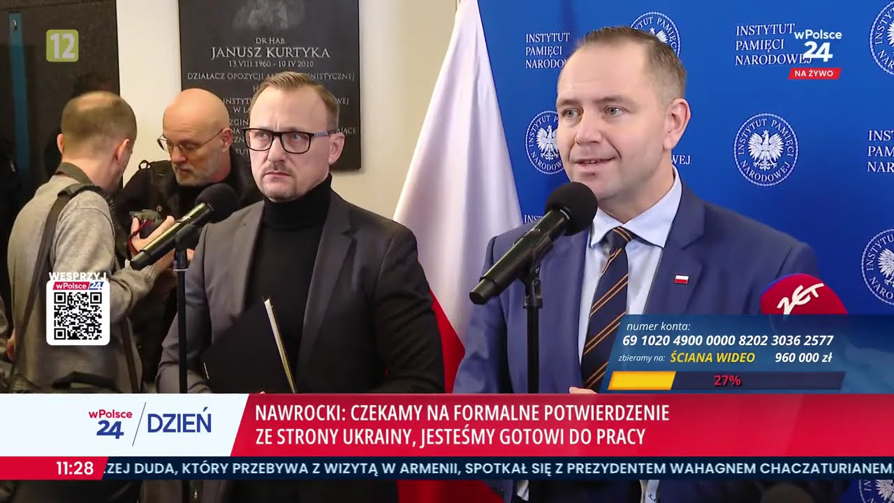 Karol Nawrocki: IPN jest gotowy w ciągu 24 godz. podjąć ekshumacje na Wołyniu
