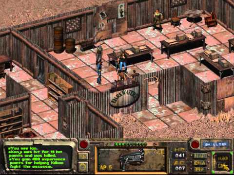 Lets Play Fallout 1 part 3 Junktown