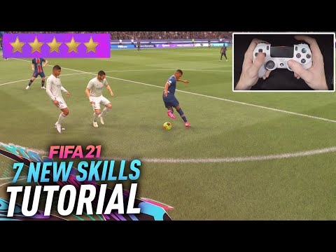 ALL 7 NEW SKILLS & TRICKS IN FIFA 21 - QUICK & EASY DRIBBLING TUTORIAL