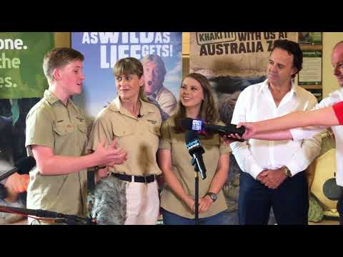 Steve Irwin Awarded Hollywood Star