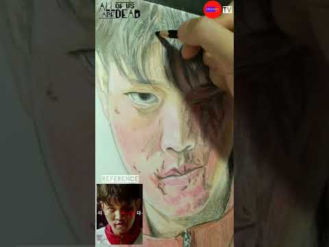 Drawing Yoo In-Soo (유인수) As Yoon Gwi-Nam #shorts #gwinam #yooinsoo #allofusaredead