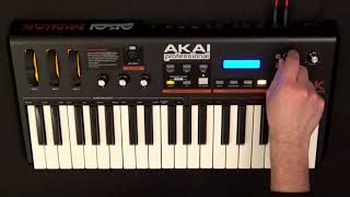 Akai Pro MINIAK Virtual Analog Synthesizer - What To Know & Where