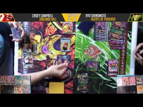Dragon Ball Super TCG Exhibition match - Janemba Mill vs Porunga - Agents of Destruction