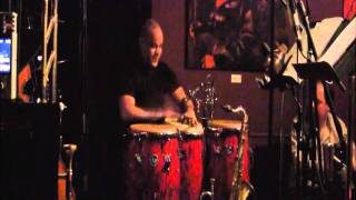 Jorge Luis Torres(Papiosco) playing congas drums