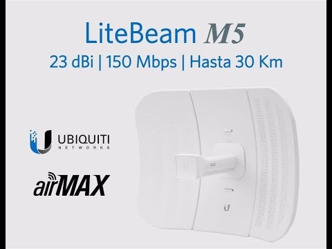 Ubiquiti Litebeam M5.5 Ghz - 802.11n. Ant. Int. 23 Dbi. | Mercado Libre