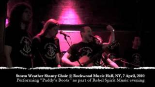 Storm Weather Shanty Choir in New York performing "Paddy's Boots"