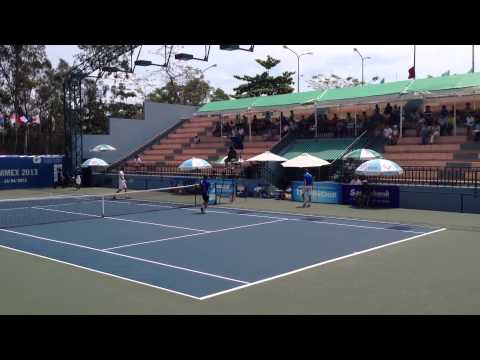 tennis247 - Video bán kết giải quần vợt Men's Future 2013: Mathias Bourgue vs Nicolas Meister