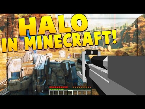 HALO MOD (CLASSIC SLAYER W/ TANKS, GUNS, EXPLOSIVES) | Minecraft - Mod Battle | JeromeASF