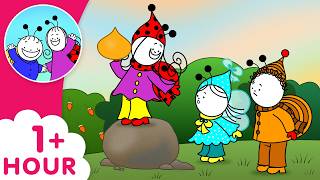 Beris ir Dolita kompiliacija 🍂 Spalvingos rudens dienos ir linksmi žaidimai! 🪁 ▶ 64 min