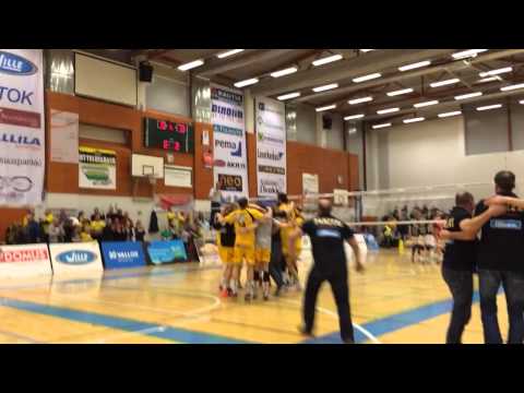 Hurrikaani voittaa Vammalan Lentopallon, ottelupallo