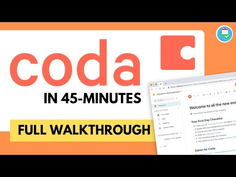 Coda in 45 minutes (with timestamps)