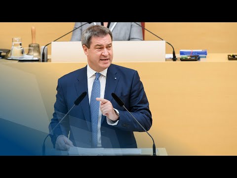 Regierungserklärung von Ministerpräsident Dr. Söder - Bayern