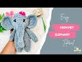 Cute Elephant Elephant Amigurumi Crochet Elephant Plushie