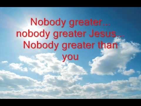 Vashawn Mitchell  - Nobody Greater With Lyrics Video