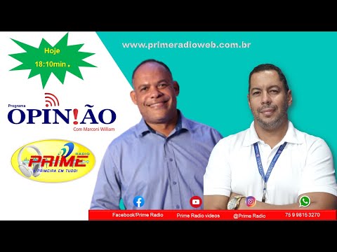 Programa OPINIÃO  com Marconi William & Evaldo Silva