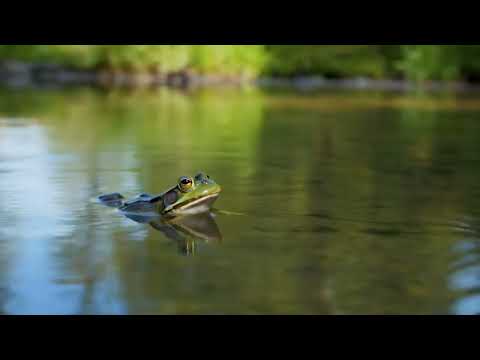 Lost Frog Makes Daring River Escape # frog clip