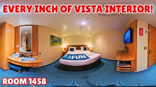 Carnival Vista Interior Room Tour & Review (Cabin 1458 – Deck 1 IS Guaranteed)