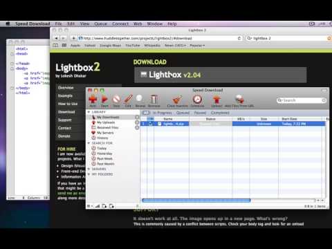 Lightbox 2 tutorial – Javascript / XHTML