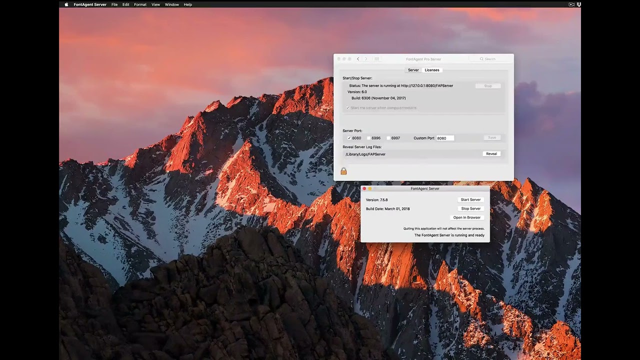 Migrating servers Fontagent Server 7