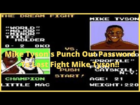 Mike Tyson Punch Out Code