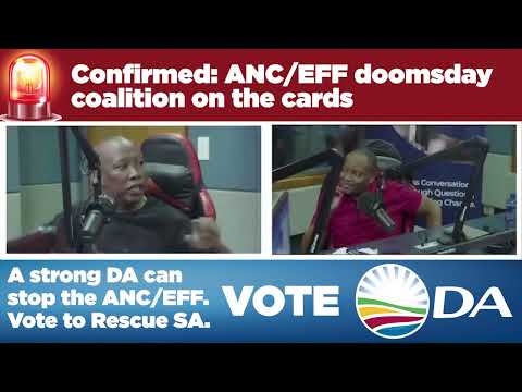 The ANC/EFF doomsday coalition on the cards - Malema confirms