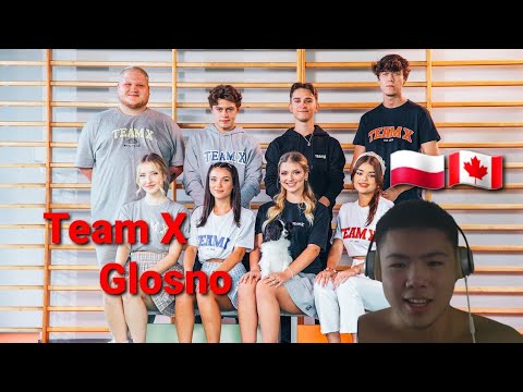 TEAM X - GŁOŚNO (Official Music Video) | REACTION (Reacting To Polish Music)