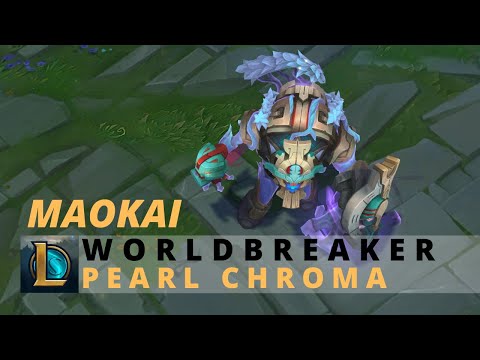 Worldbreaker Maokai Pearl Chroma - League Of Legends