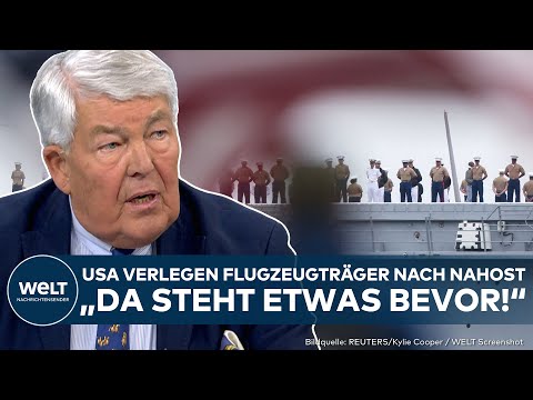 KRIEG GEGEN IRAN: USA verlegen Flugzeugträger in Nahen Osten - greift Trump in den Konflikt ein?