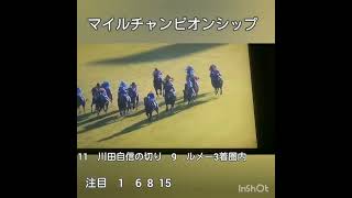 【◎確信のマイルチャンピオンシップ2023◎】自信のあの男買いません