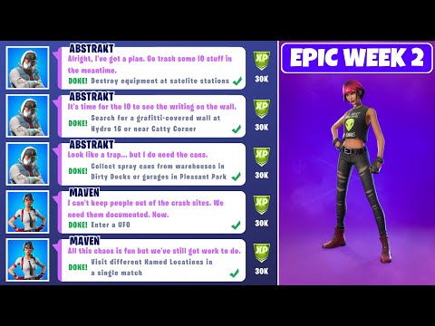 How to Complete All Week 2 Epic Quests in Fortnite Chapter 2 Season 7! (210,000 XP)
